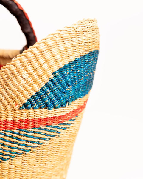 Juliana Hand - Woven Bolgatanga U - Shopper Basket 007 - Nathez out of Africa