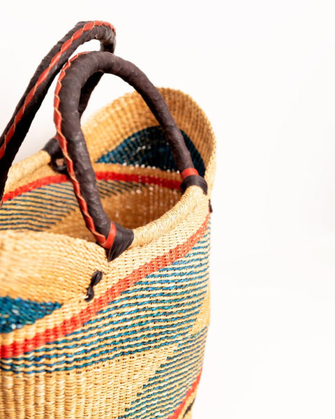 Juliana Hand - Woven Bolgatanga U - Shopper Basket 007 - Nathez out of Africa