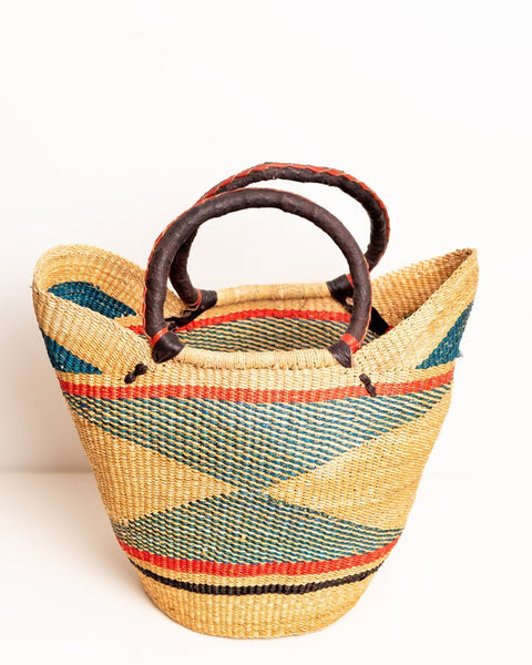 Juliana Hand - Woven Bolgatanga U - Shopper Basket 007 - Nathez out of Africa