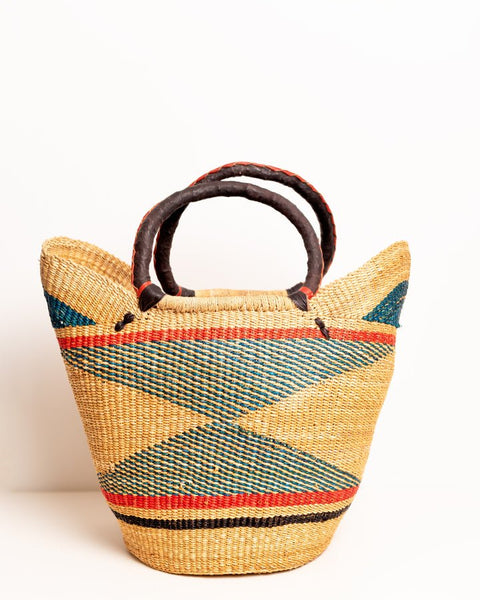 Juliana Hand - Woven Bolgatanga U - Shopper Basket 007 - Nathez out of Africa