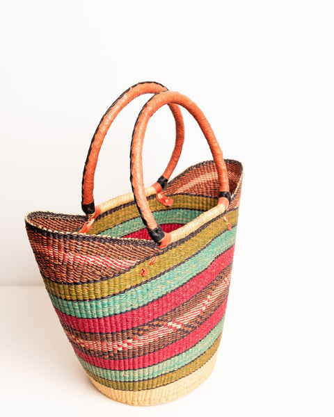 Juliana Hand - Woven Bolgatanga U - Shopper Basket 009 - Nathez out of Africa