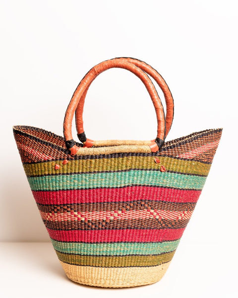 Juliana Hand - Woven Bolgatanga U - Shopper Basket 009 - Nathez out of Africa