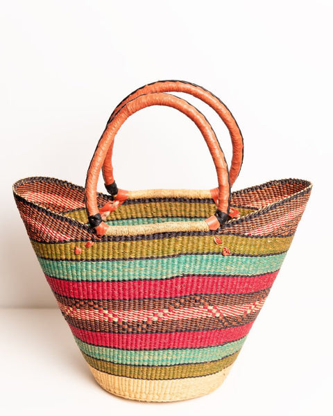 Juliana Hand - Woven Bolgatanga U - Shopper Basket 009 - Nathez out of Africa