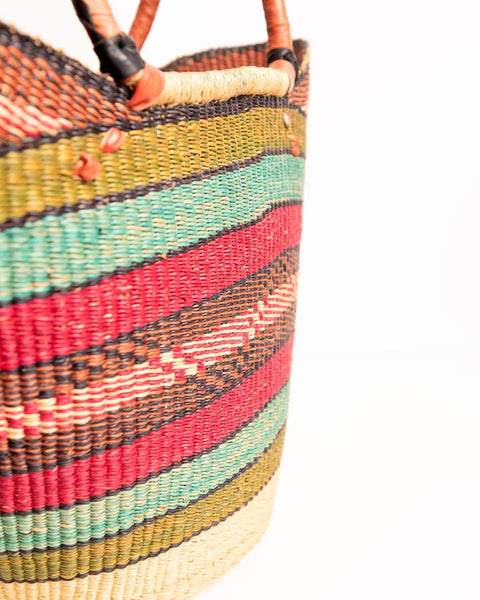 Juliana Hand - Woven Bolgatanga U - Shopper Basket 009 - Nathez out of Africa