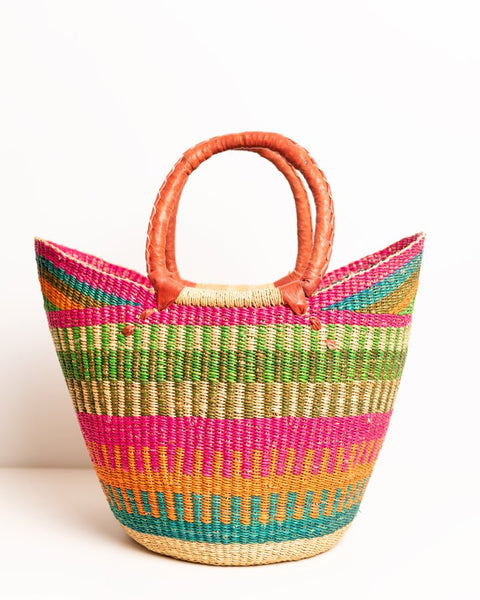 Juliana Hand - Woven Bolgatanga U - Shopper Basket - Nathez out of Africa