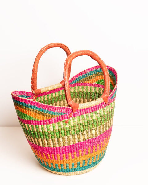 Juliana Hand - Woven Bolgatanga U - Shopper Basket - Nathez out of Africa