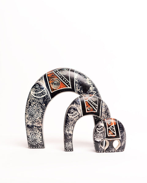 Kenyan Soap Stone Elephant Family - Nathez out of Africa