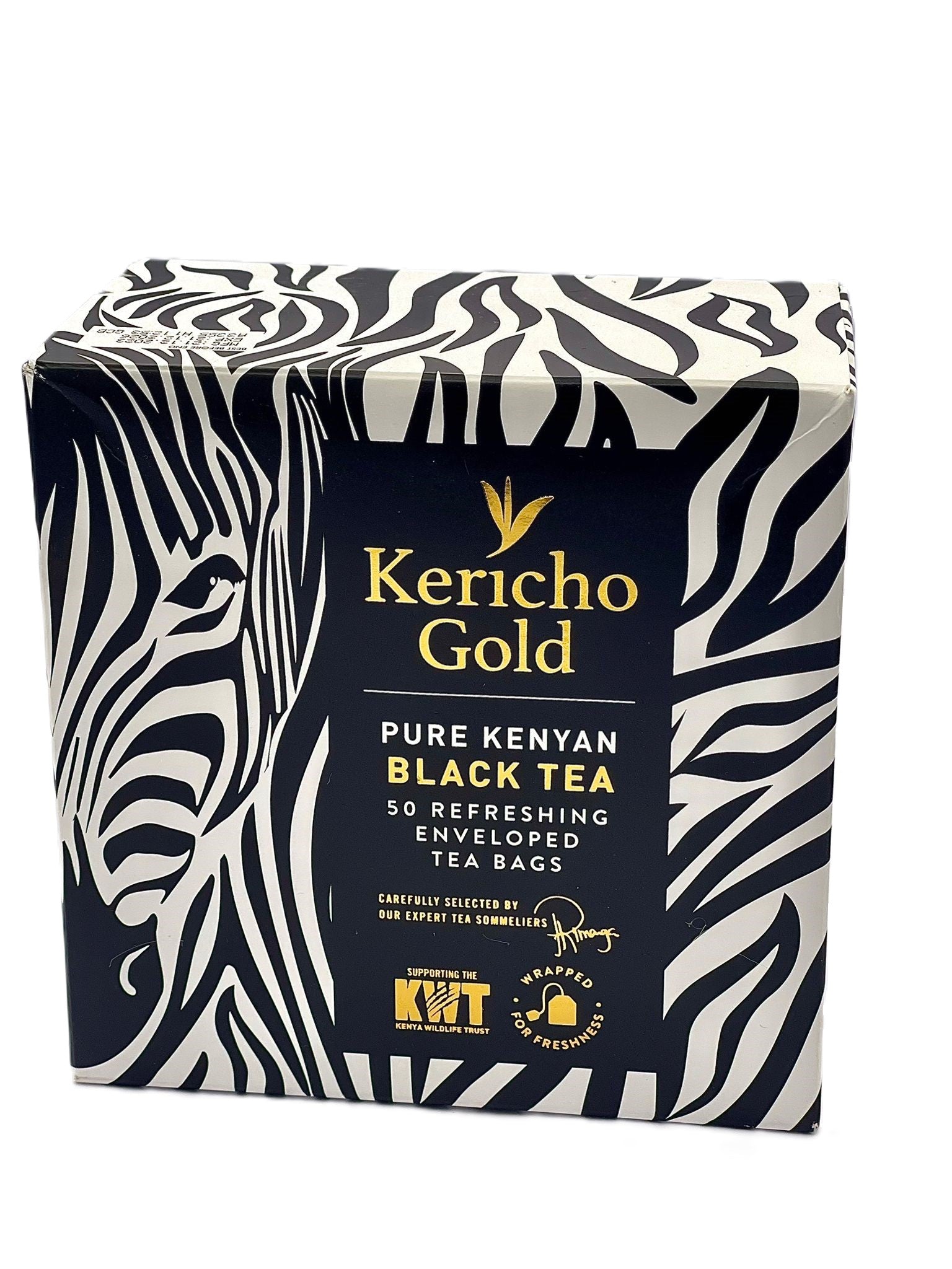 Kericho Gold Conservation Range Black Tea 50 bags — ethically sourced Kenyan premium tea