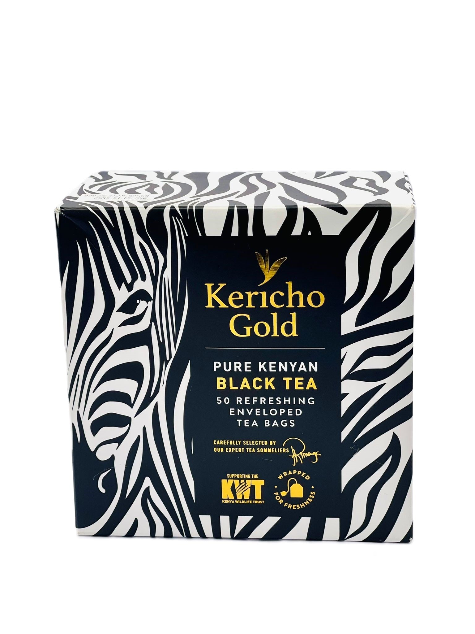 Kericho Gold Conservation Range Black Tea 50 bags — ethically sourced Kenyan premium tea