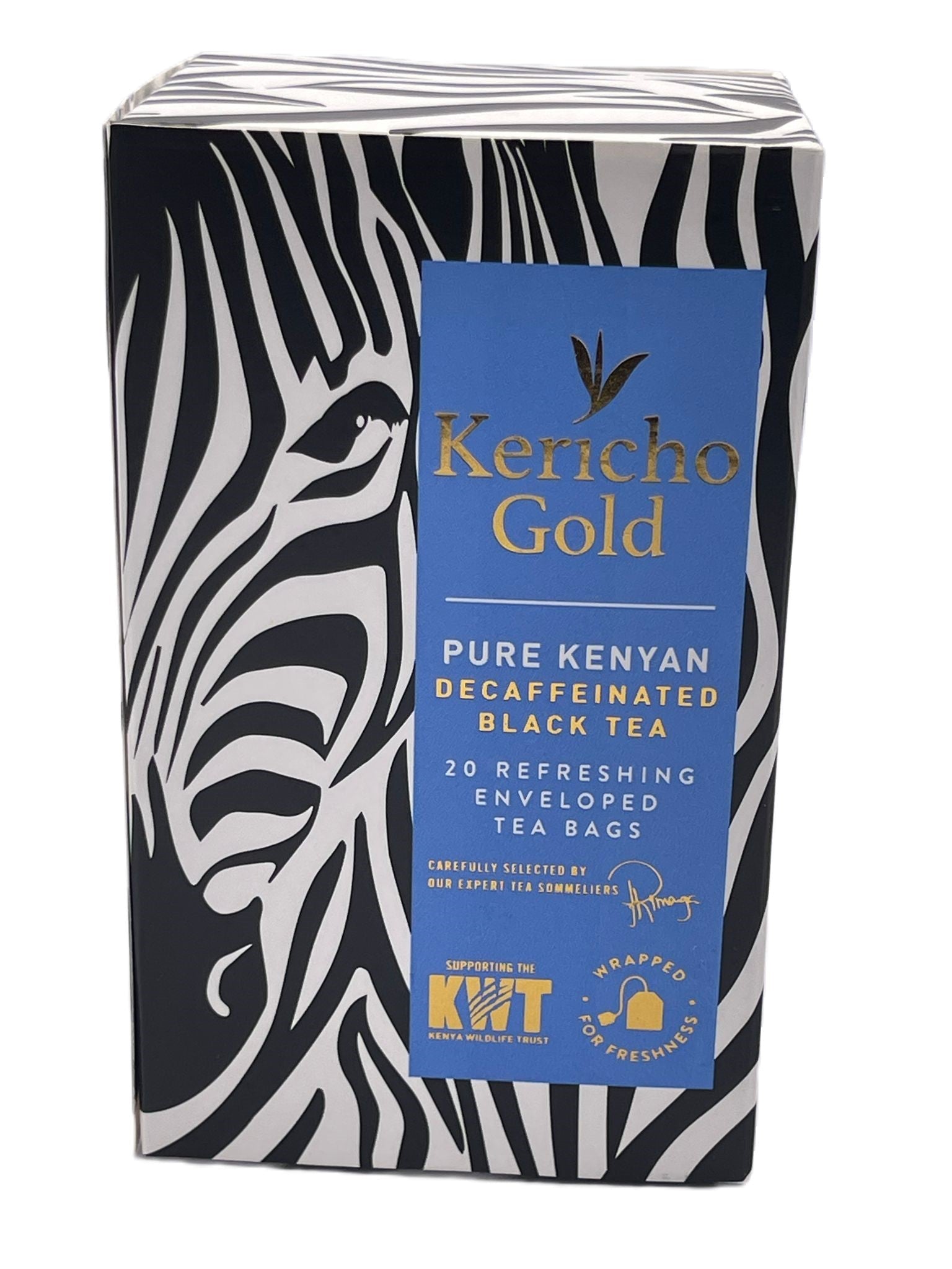 Kericho Gold Conservation Range Decaf Tea 20 bags — Kenyan premium caffeine-free blend