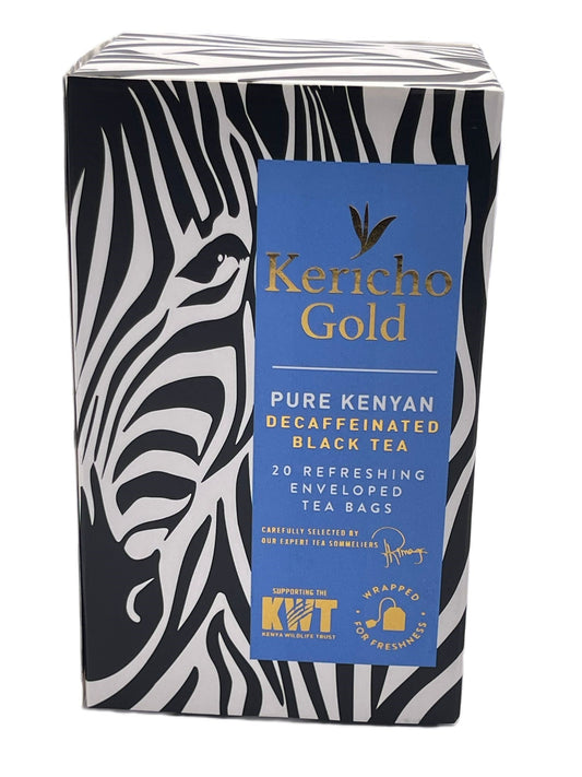 Kericho Gold Conservation Range Decaf Tea 20 bags — Kenyan premium caffeine-free blend
