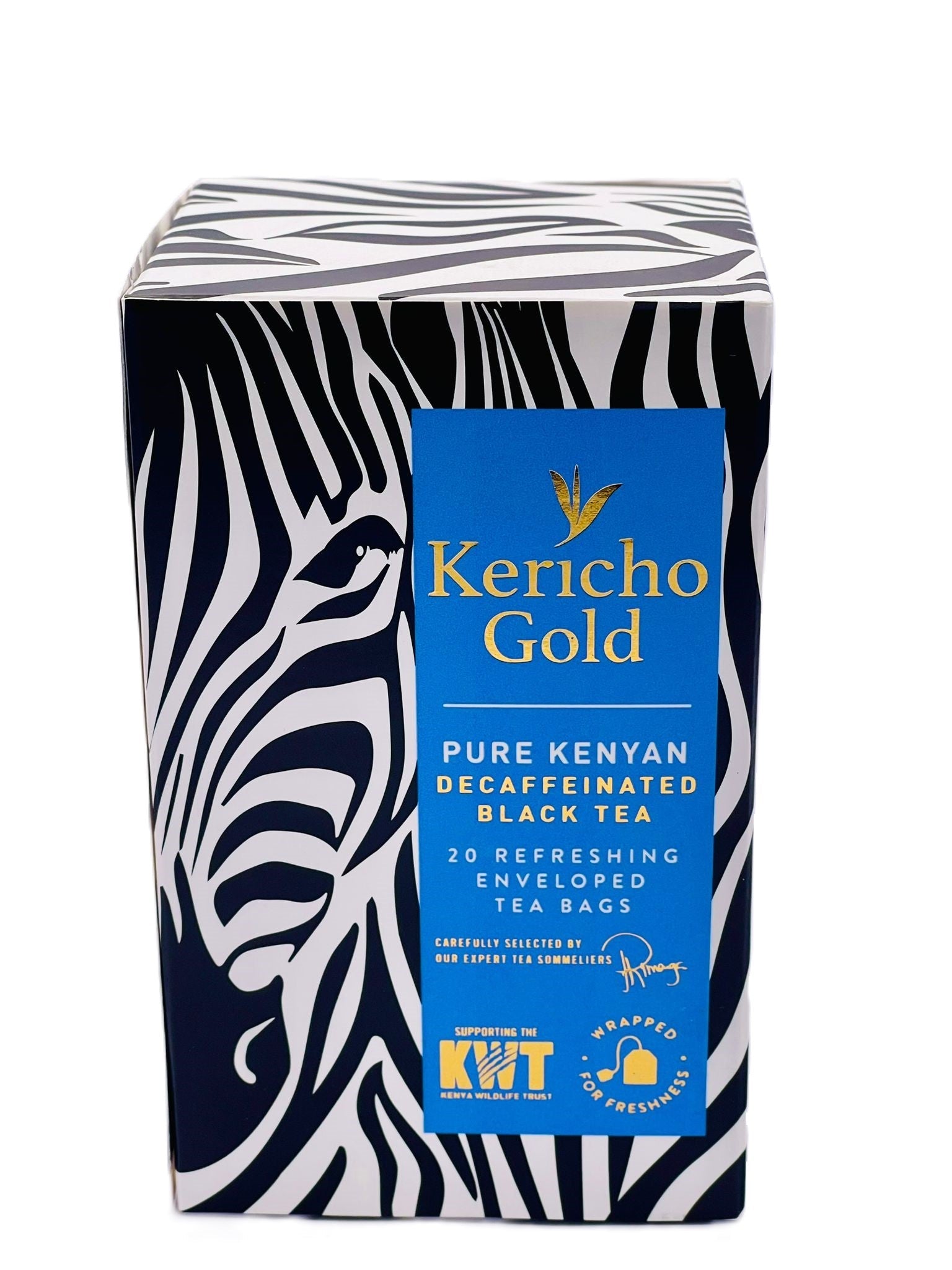 Kericho Gold Conservation Range Decaf Tea 20 bags — Kenyan premium caffeine-free blend