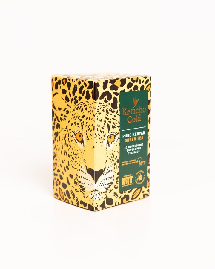 Kericho Gold Conservation Range Green Tea 20 bags — ethically sourced Kenyan premium tea