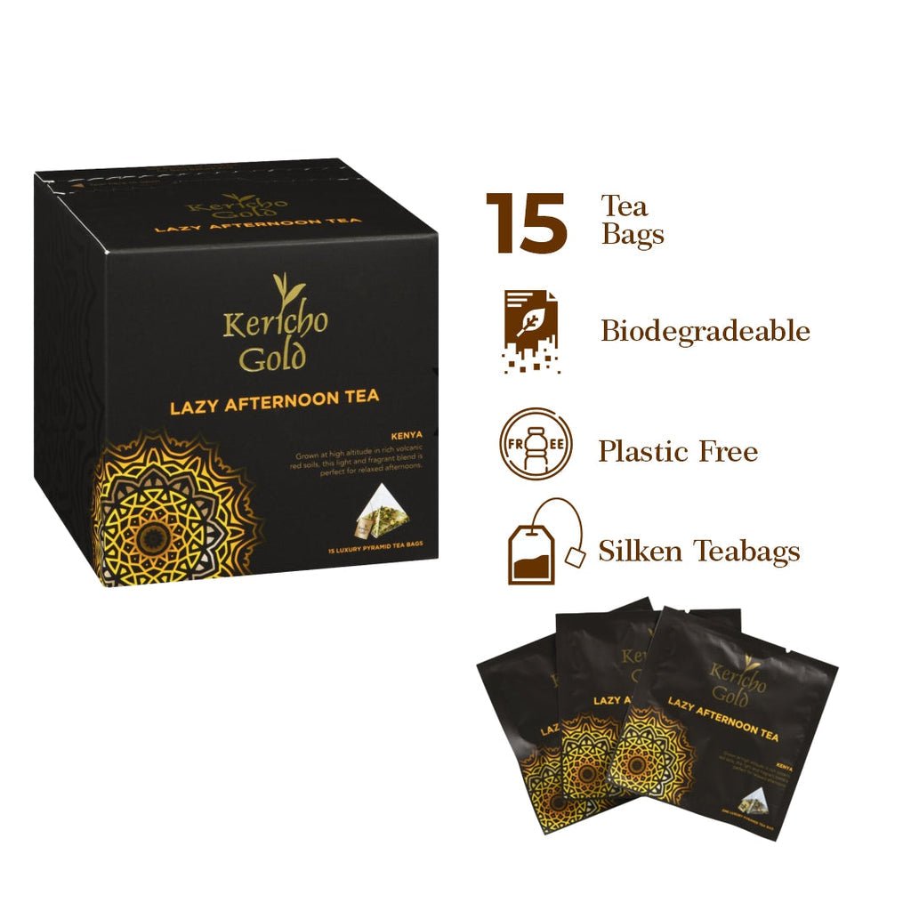 Kericho Gold Lazy Afternoon Tea (15 Bags) - Nathez out of Africa