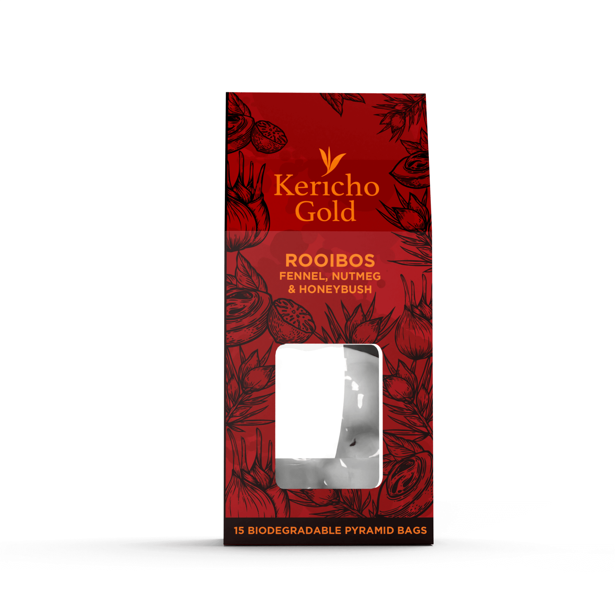 Kericho Gold Rooibos Fennel Nutmeg & Honeybush (15 Bags) - Nathez out of Africa
