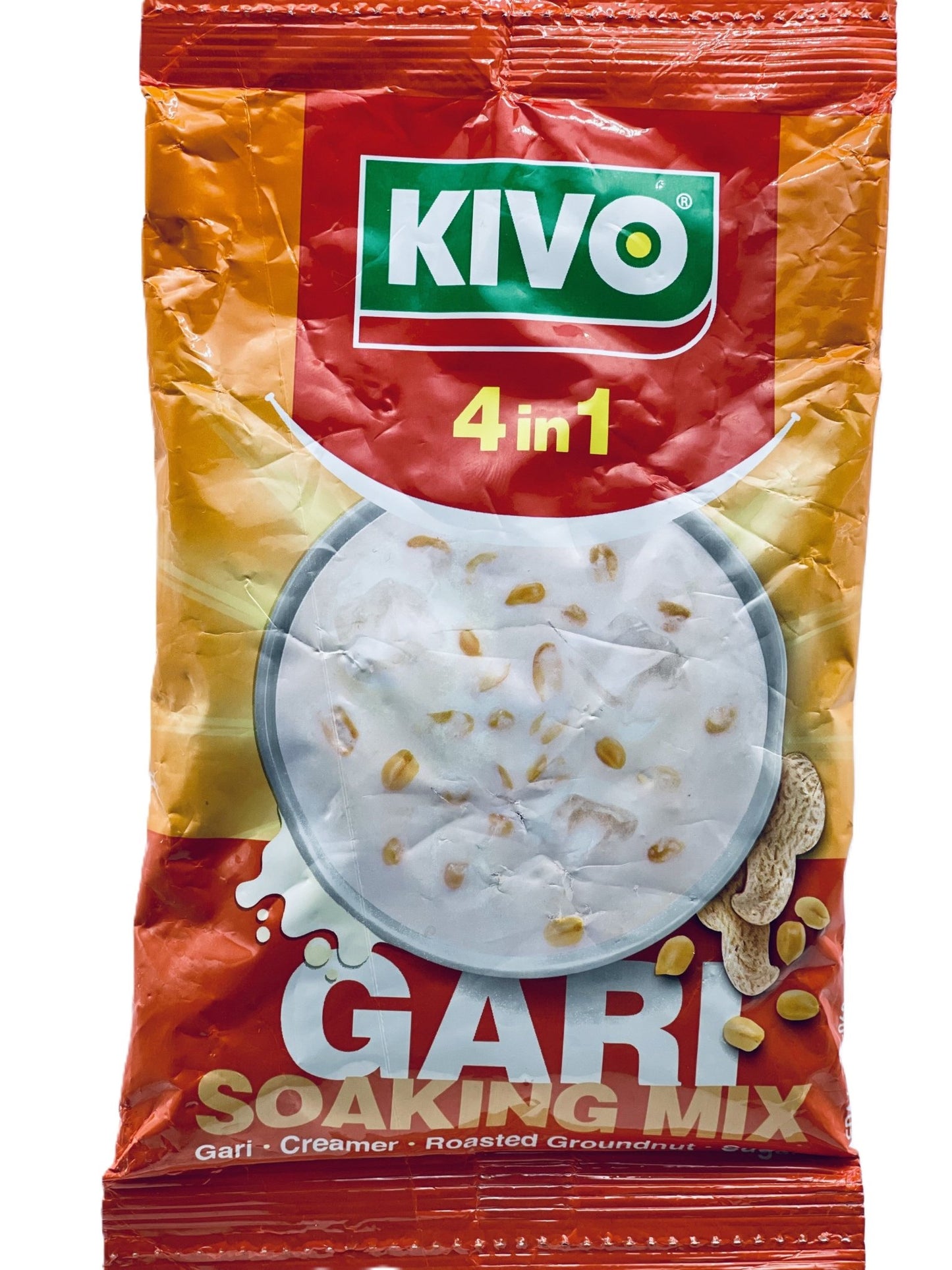 Kivo 4-1 Gari Mix (Strip of 10 Sachets 125g each) Contains Peanuts ...