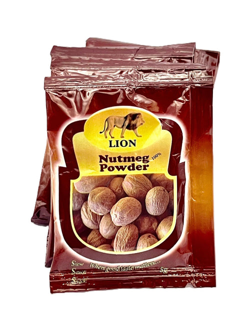 Lion Nutmeg Powder (Strip of 10 Sachets 5g each) - Nathez out of Africa