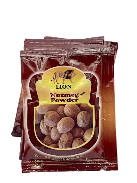 Lion Nutmeg Powder (Strip of 10 Sachets 5g each) - Nathez out of Africa