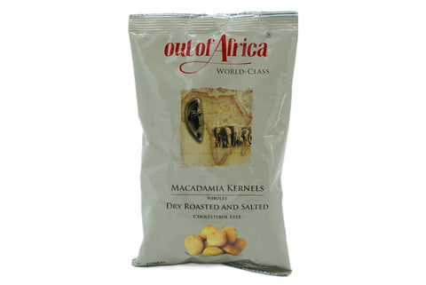 Macadamia Nuts Dry Roasted & Salted 250g (Out of Africa) Cholesterol Free - Nathez out of Africa