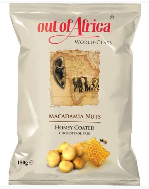 Macadamia Nuts Honey Coated (Out of Africa) 150g - Nathez out of Africa