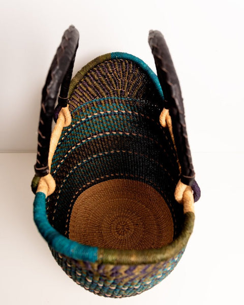 Manye Hand - Woven Bolgatanga U - Shopper Basket 0017 - Nathez out of Africa