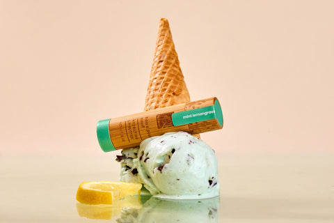 Mint Lemongrass Shea Butter Lip Balm - Nathez out of Africa