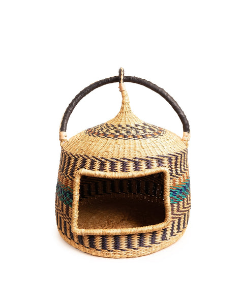 Nathez Hand - Woven Cat Basket - Nathez out of Africa