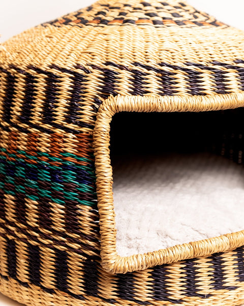 Nathez Hand - Woven Cat Basket - Nathez out of Africa