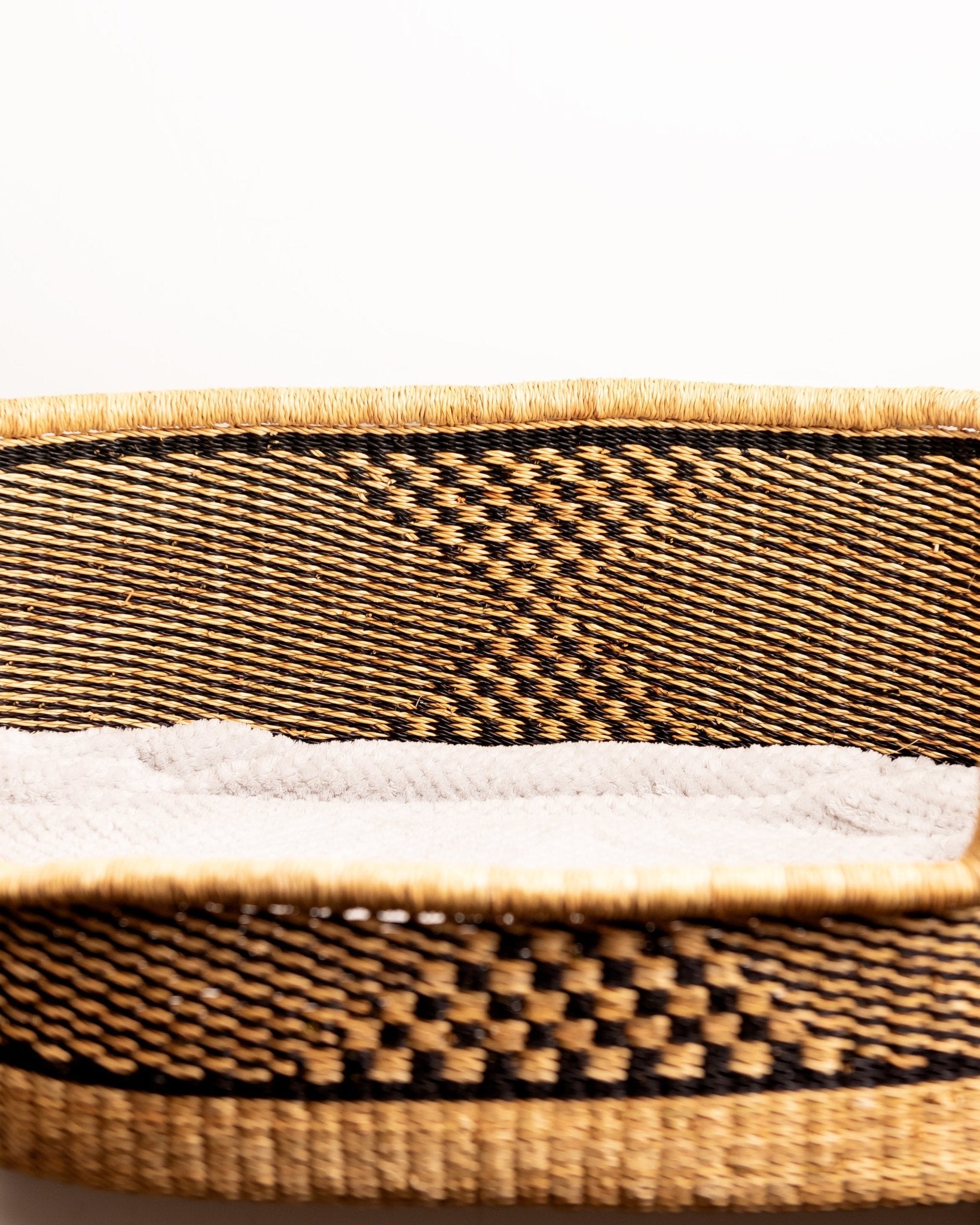 Nathez hand-woven African dog basket — eco-friendly sustainable pet bed from Ghana