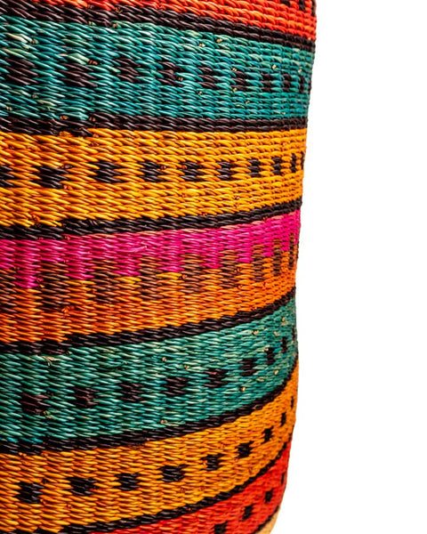 Nathez Hand - woven Laundry basket - Nathez out of Africa