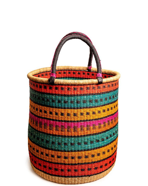 Nathez Hand - woven Laundry basket - Nathez out of Africa