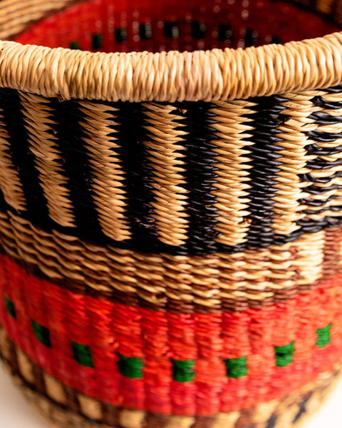 Nathez Hand - woven Laundry basket - Nathez out of Africa