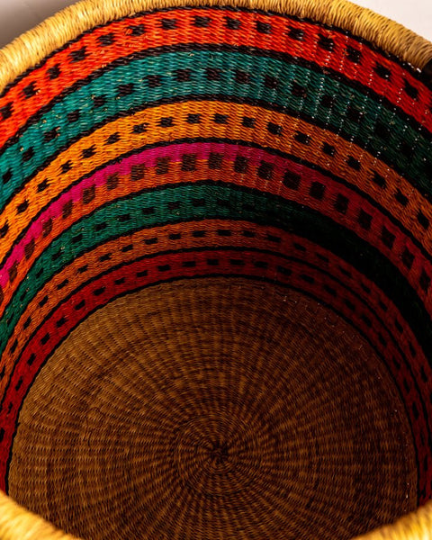 Nathez Hand - woven Laundry basket - Nathez out of Africa