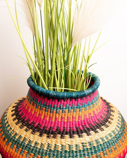 Nathez Hand - Woven Planter Basket - Nathez out of Africa