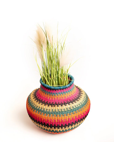 Nathez Hand - Woven Planter Basket - Nathez out of Africa