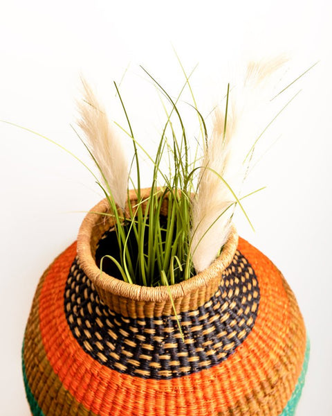 Nathez Hand - Woven Planter Basket - Nathez out of Africa