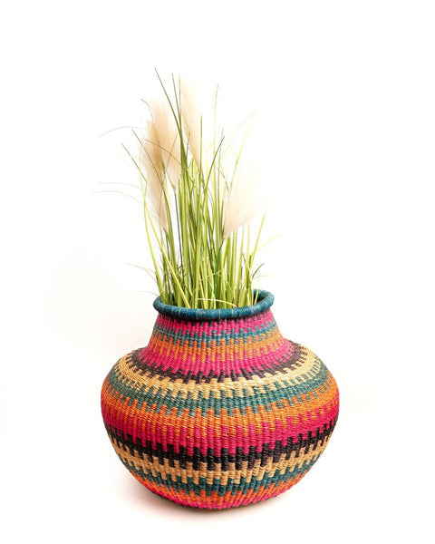 Nathez Hand - Woven Planter Basket - Nathez out of Africa