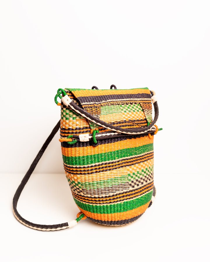 Nathez Handwoven Bolga Rucksack – Ethically Made, Uniquely You - Nathez out of Africa