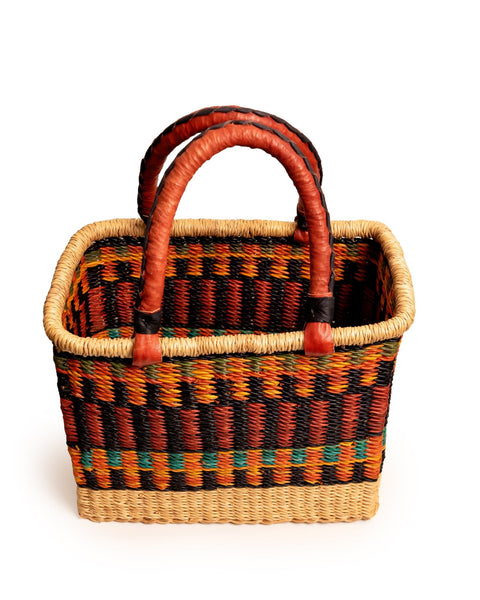 Nathez Rectangular Hand - woven Basket (Large) - Nathez out of Africa