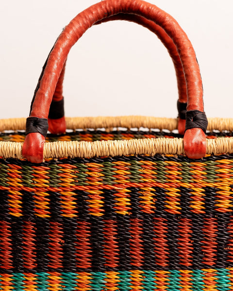 Nathez Rectangular Hand - woven Basket (Large) - Nathez out of Africa