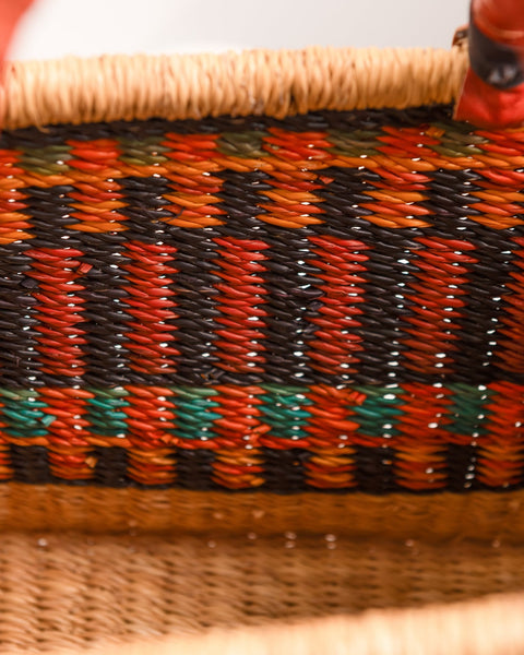 Nathez Rectangular Hand - woven Basket (Large) - Nathez out of Africa