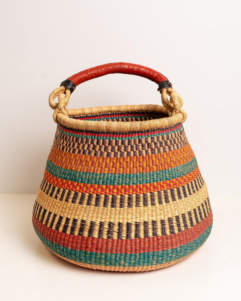 NathezoutofAfrica Ahoufe Handwoven Bolga Pot Basket - Nathez out of Africa