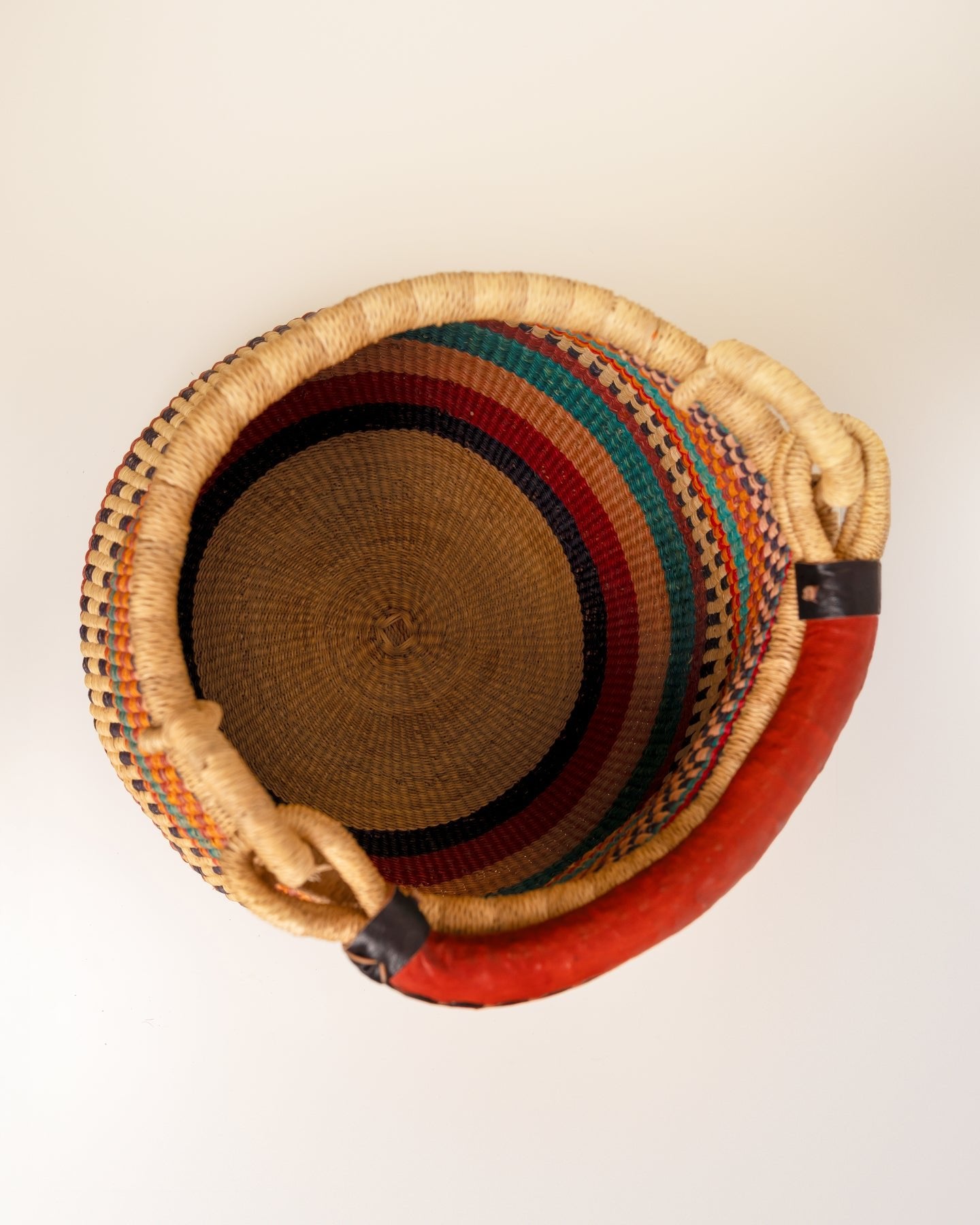 Ahoufe hand-woven Bolga pot basket — unique African artisan basket, ethically made Ghana