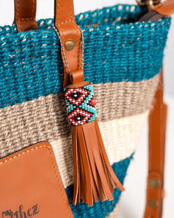 Neema Bag – Handwoven Sisal & Kenyan Leather Shoulder Bag - Nathez out of Africa