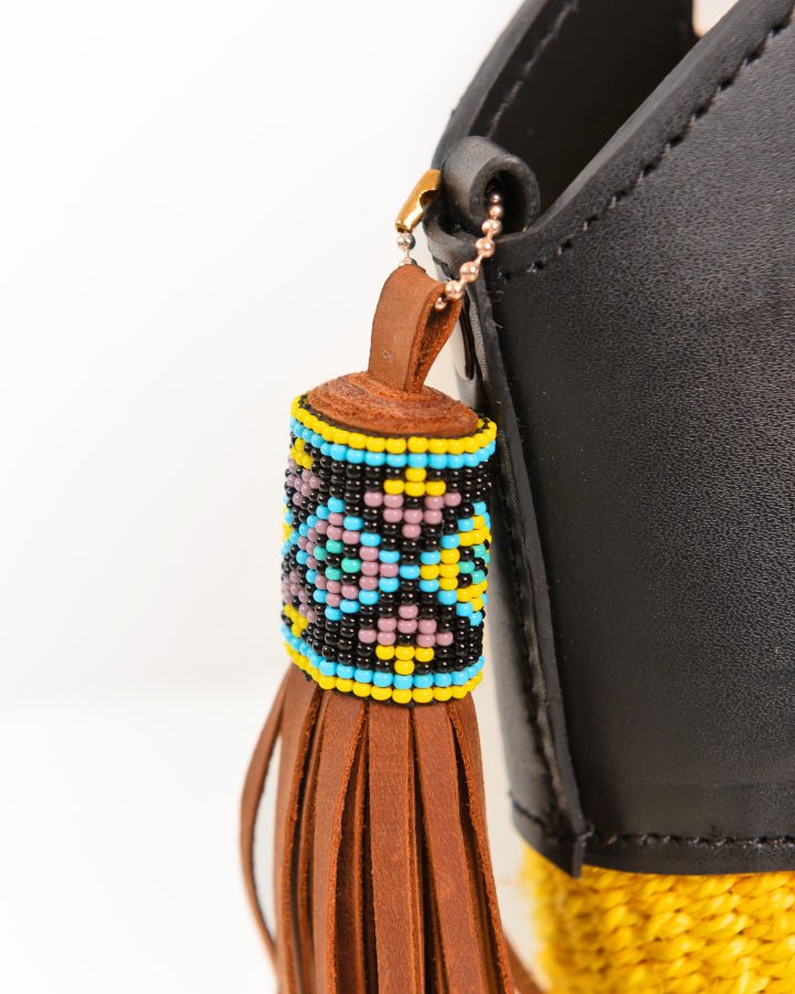 Neema mini bag — bold sustainable African soul handcrafted tote with woven detail