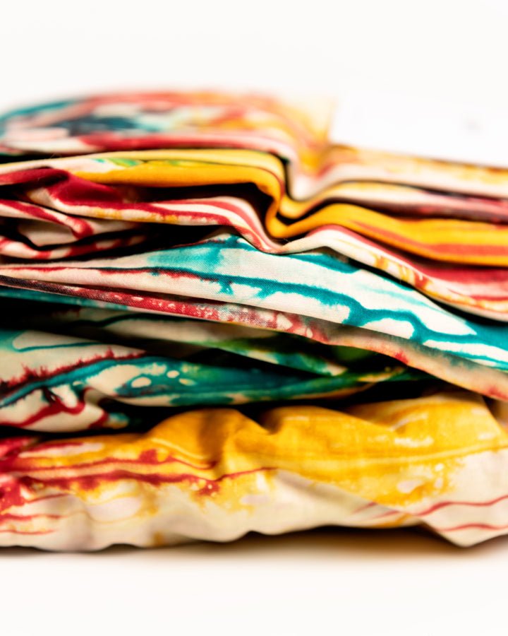 Ntoma African cloth throw blanket — vibrant African print textile for home decor