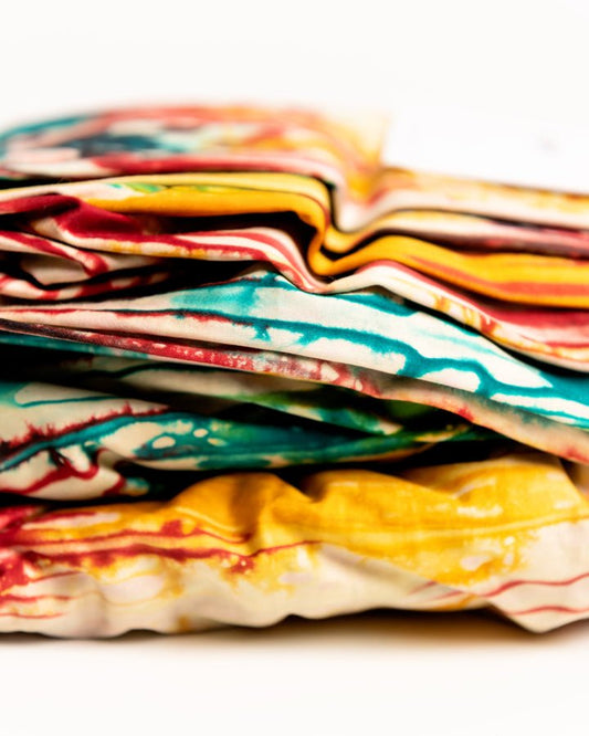 Ntoma African cloth throw blanket — vibrant African print textile for home decor