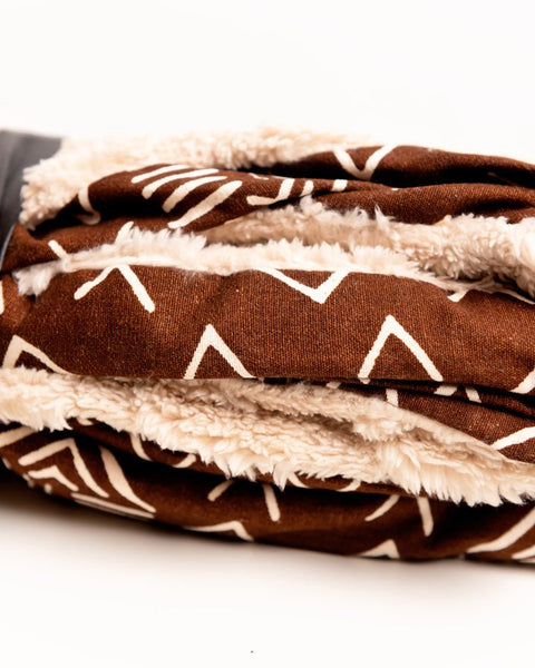 Ntoma (African Mud Cloth) Throw Blanket - Nathez out of Africa