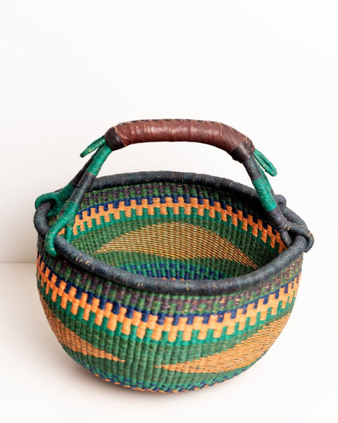 Obaa Sima(Perfect Woman)Hand - Woven Round Basket 006 - Nathez out of Africa