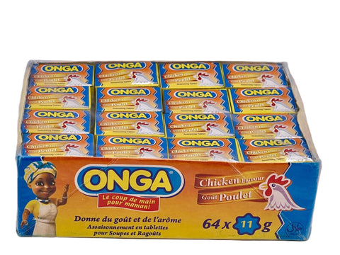 Onga Chicken Seasoning (Box 64 x 11g Cubes) - Nathez out of Africa